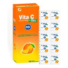 Vita C 500mg + Zinc Naranja X 100 Tab Mk