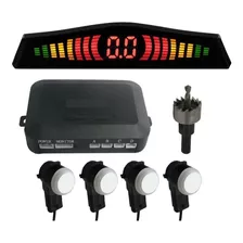 Sensor Estacionamento Ré 4 Sensores Display Led Sinal Sonoro