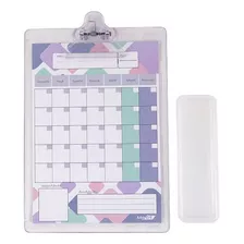 Prancheta Planner Transparente Waleu