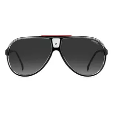 Lentes Carrera Originales 1050/s Color De La Lente Negro Color De La Varilla Negro Con Detalle Rojo Y Blanco Color Del Armazón Negro Con Transparente, Rojo Y Blanco