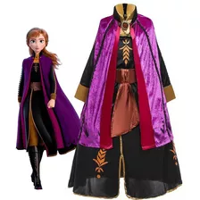 Fantasia De Meninas, Vestido Congelado De Anna Elsa E Capa