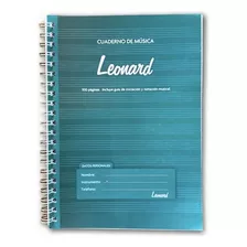 Cuaderno Pentagramado Leonard 100 Pág Espiralado Cuota