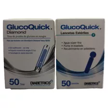 50 Tiras Glucometro Diamond Gd 50 + 50 Lancetas 