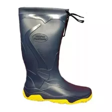 Botas De Lluvia Náutica Marine Calfor Pampeana Cuello Cordon