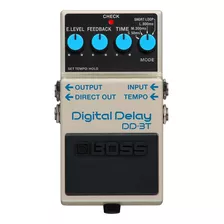 Pedal De Efecto Boss Digital Delay Dd-3t Blanco