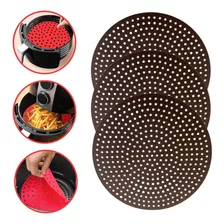 Kit 3 Tapete Protetor De Silicone Cesto Fritadeira Airfryer