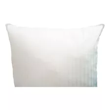 Almohada Clasica Con Relleno Siliconado Saint Denise 70 X 50 Color Blanco