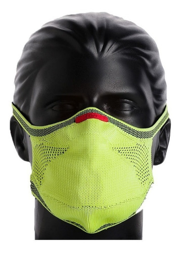 Máscara De Proteção Fiber Knit 3d Com 1 Refil Esportes 
