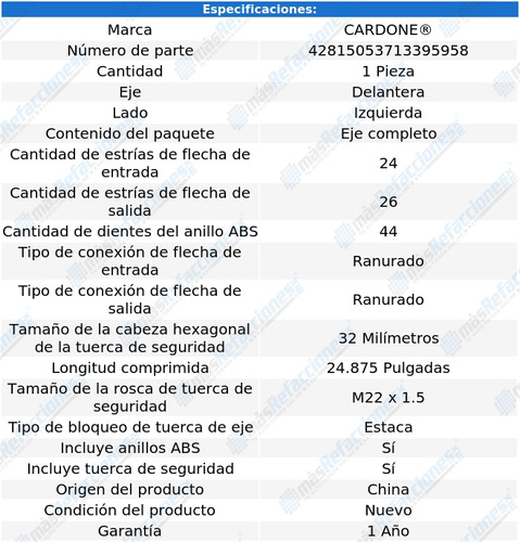 Junta Homocinetica Mazda Mx-3 1992-1995 1.6l Foto 4