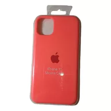 Funda Silicone Case Coral Para iPhone 11 Con Logo
