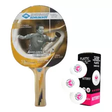 Kit Raquete Tênis De Mesa Ping Pong + 3 Bolas Butterfly 