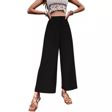 Pantalón Palazzo Plisado Strech Super Cómodo