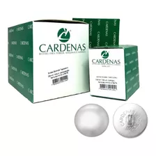 Botão Bombê Para Forrar Cardenas Branco 144 Unidades 12mm