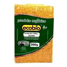Farinha De Linhaça Dourada Orgânica Ecobio Alto Vácuo 300g