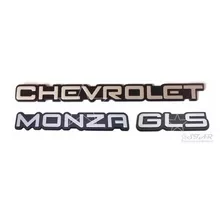 Emblemas Chevrolet Monza Gls - 91 À 95 - Modelo Original