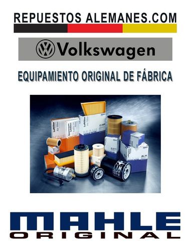 Filtro De Combustible, Petrleo, Diesel Volkswagen (mahle) Foto 3