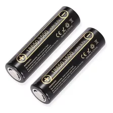 Pack 2 Pilas 18650 3.7v 3500mah Liitokala Lii-35a Flat