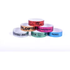 Pulseiras Holograficas - Kit 100 Pulseiras (personalizado)