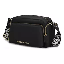 Bolsa Bandolera Negra Mochila De Viaje Mujer 