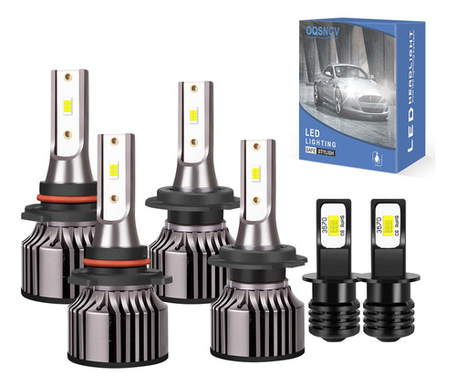 Kit De Haz Alto Y Bajo De Faros 9005 H7 Led 6000k 11000lm