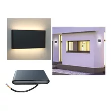 Aplique Led De Pared Bidireccional Lineal 12w Luz Calida