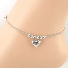 Pulsera De Tobillo Con Colgante En Forma De Corazón Con Form