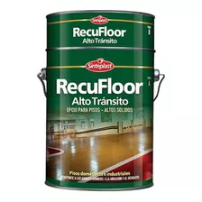 Pintura Epoxi Recufloor Alto Transito 1 Lt Sinteplast Color Gris