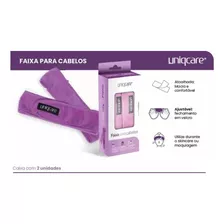 Faixa Atoalhada Para Cabelo -caixa Com 2 Unidades - Uniqcare