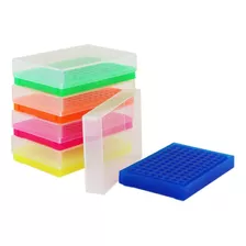 Caja Gradilla Rack Con Tapa Para 96 Tubos De 0,2ml *inlabs*