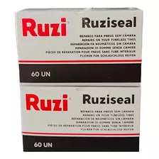 Kit 02 Refil Ruziseal 100mm Cx C/60 Un Vipal Reparo P/ Pneu