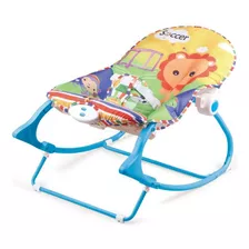 Cadeira Bebê Descanso Balanço Musical Vibratória Color Leão