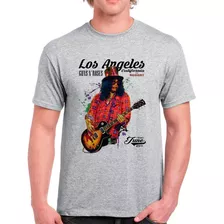 Guns And Roses Remera Unica Recital Los Angeles En Gris O Bl