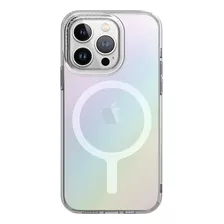 Carcasa Para iPhone 15 Pro - Marca Uniq Modelo Lifepro Xtreme - Compatible Con Magsafe - Color Iridescente