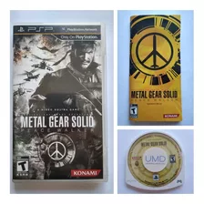 Metal Gear Solid Peace Walker Psp - En Español 