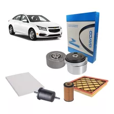 Kit Filtro Correia Dentada Cruze 1.8 16v 2013 2014 Revisão