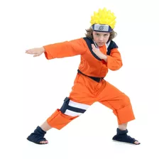 Fantasia Cosplay Do Naruto Infantil Fl