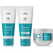 Kit Evoluty (shampoo, Condicionador, Máscara) Amávia