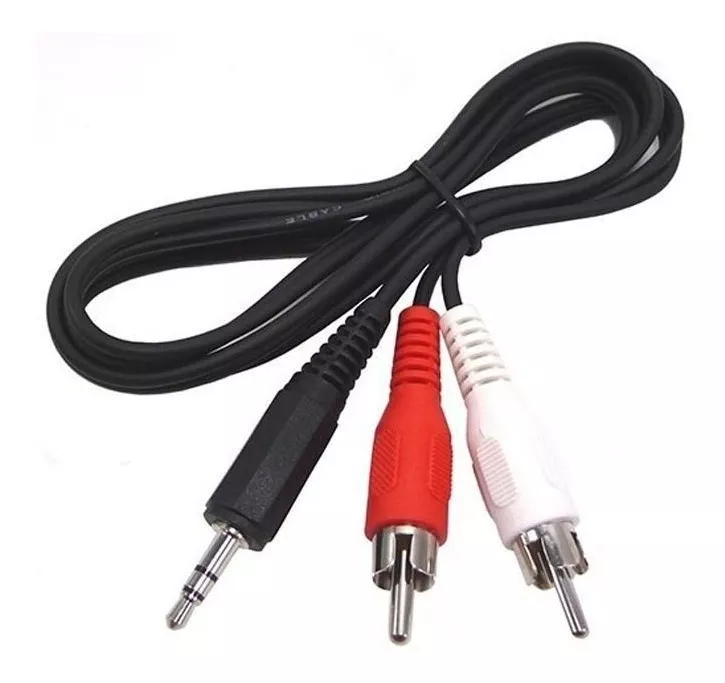 Cable Auxiliar Trs Plug 3,5mm A Rca Stereo - Factura A / B
