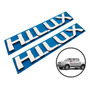 Emblema Parrilla Toyota Hilux 16cm 2010-2017 Cromo