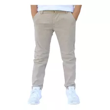 Pantalón De Gabardina Stretch Para Niño Y/o Adolescente 