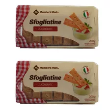 Kit 2 Biscoito Folhado Sfogliatine Zuccherate Italiano 200gr