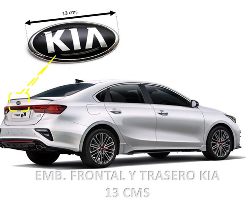 Emblema Kia Frontal O Trasero ( 13cms ) Genrico Foto 4