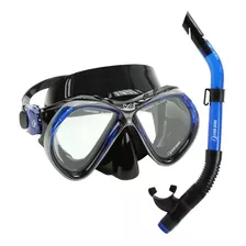 Conjunto Máscara Silicone Snorkel Mergulho Pesca Fun Dive