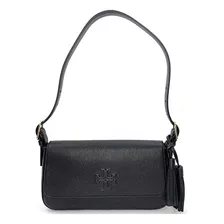 Bolso De Hombro Con Solapa Emerson De Tory Burch (negro)