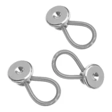 03 Extensor Alargador De Colarinho Camisa Social Aço Inox