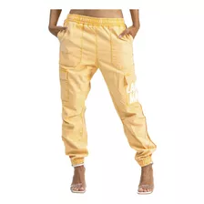 Calça Jogger Labellamafia Desert - Laranja