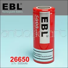 A64 Pila Bateria 26650 Ebl Recargable 3.7v 5000mah Li-ion 