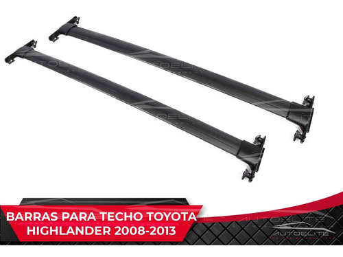 Barras Portaequipaje Toyota Highlander 2008-2013 Transversal Foto 2