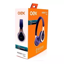 Fone De Ouvido Bluetooth Oex Hs306 Drop Azul
