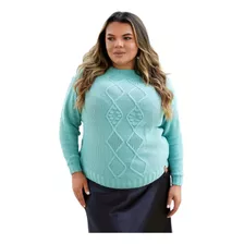 Blusa Manga Longa Tamanho Gg Feminina Blusa De Frio Tricot 